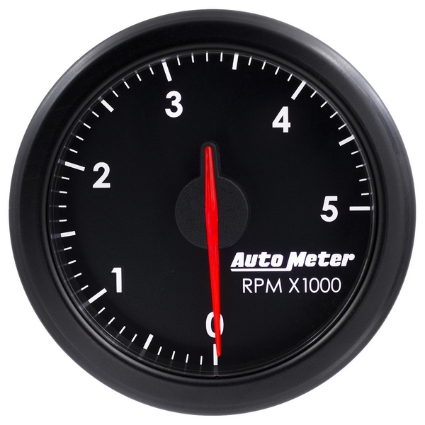 2-1/16" TACH, 0-5,000 RPM, AIRDRIVE, BLACK